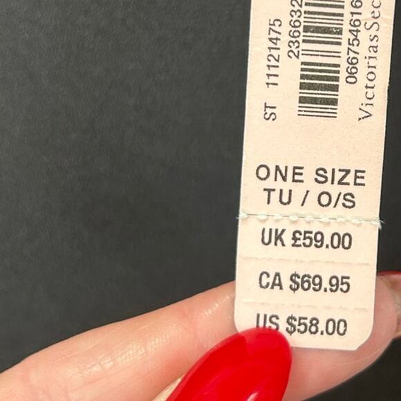 Victoria’s Secret Black Kimono Robe one size NWT - Picture 4 of 8